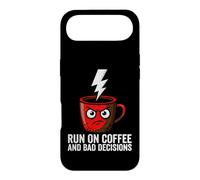 Custodia per iPhone Air Caffeine Addict Humor Run On Coffee And Bad Decisions