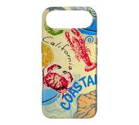 Custodia per iPhone Air California Coastal Seafood Collage Retro Beach Food Art