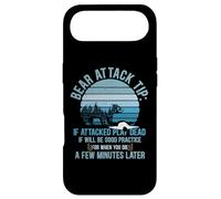 Custodia per iPhone Air Campeggio Camper Trick Bear Attacco Suggerimento Se Attaccato Play-Dead