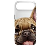 Custodia per iPhone Air Cane di razza French Bull dog che sbircia