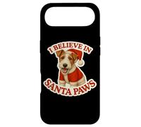 Custodia per iPhone Air Cane Fox Terrier I Believe In Santa Paws Wire Merry Christmas