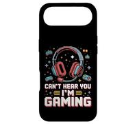 Custodia per iPhone Air Cant Hear You Im Gaming Pixel Art Retro Headset Video Gamers