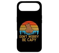 Custodia per iPhone Air Capibara divertente retrò Don't Worry Be Capy