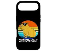 Custodia per iPhone Air Capibara divertente retrò Don't Worry Be Capy
