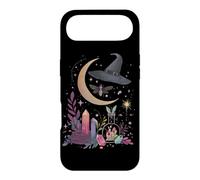 Custodia per iPhone Air Cappello da strega con cristalli di luna per Halloween