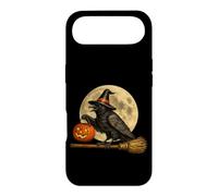 Custodia per iPhone Air Cappello da strega Crow Raven Jack O Lantern Pumpkin Moon Broomstick