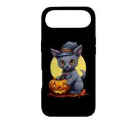 Custodia per iPhone Air Cappello da strega gatto blu russo di Halloween