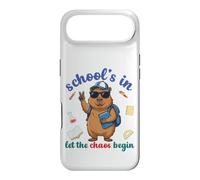 Custodia per iPhone Air Capybara Back To School Vibes Scuole In Let The Chaos Begin