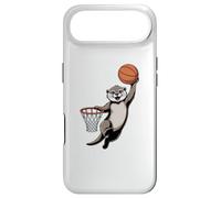 Custodia per iPhone Air Capybara Playing Sports Wild Animal Rodents Basketball
