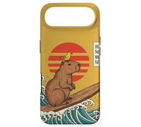 Custodia per iPhone Air Capybara Surf Giapponese Grande Onda Kanagawa Ukiyo-e