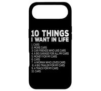 Custodia per iPhone Air Car Lover Funny - Dieci cose che voglio nella vita Cars