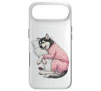 Custodia per iPhone Air Carino Alaskan Malamute Cane Dormire in Pigiama Bedtime Art