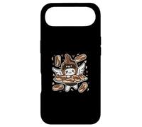 Custodia per iPhone Air Carino Anime Personaggio Holding Cioccolato Pasticceria Piatto Eclair