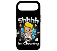 Custodia per iPhone Air Carino Cleaner Lady Citazione Shh Io sto pulendo Fairy Mom