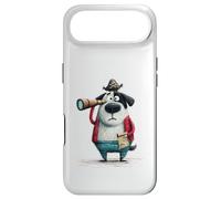 Custodia per iPhone Air Carino Pirata Cane Spyglass Treasure Map Avventura