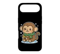 Custodia per iPhone Air Carino Scimmia Inverno con Banana