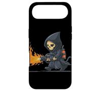 Custodia per iPhone Air Carino Tristo Mietitore con Costume Lanciafiamme