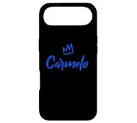 Custodia per iPhone Air Carmelo il re/corona blu e nome per gli uomini chiamato Carmelo