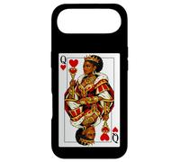 Custodia per iPhone Air Carte da gioco Black African American Queen of Hearts