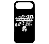 Custodia per iPhone Air Casco Stormtrooper Slogan I'm The Crazy Fan