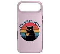 Custodia per iPhone Air Cat Coffee Moody Kitty Morning Cafe Mom