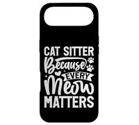 Custodia per iPhone Air Cat Sitter perché ogni Meow Matters Cat Sitter
