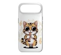 Custodia per iPhone Air Cat With Sunglasses Playing Recorder Music