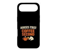 Custodia per iPhone Air Cavalli prima del caffè Barn Mattina Umorismo Equestre Routine