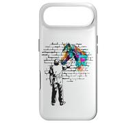Custodia per iPhone Air Cavallo colorato Graffiti Street Art Painter Artist Horse