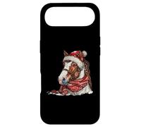 Custodia per iPhone Air Cavallo equestre Ritratto di Natale Equitazione