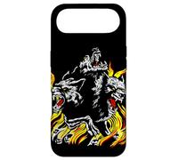 Custodia per iPhone Air Cerbero con fiamme Teschi Mitici Inferno Guardia Inferno Cani