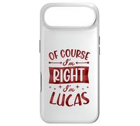Custodia per iPhone Air Certo che ho ragione I'm Lucas Nome personalizzato