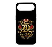 Custodia per iPhone Air Chapter 70 Fabulous Since 1956 Floral 70th Birthday Women