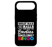 Custodia per iPhone Air Che cosa ha 75 palle signore sorridente Bingo