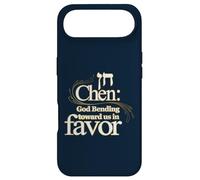 Custodia per iPhone Air Chen Dio che si piega verso di noi in favore (ebraico per grazia)