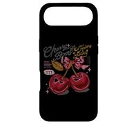 Custodia per iPhone Air Cherry Bomb Retro Lucky 777 Ciliegia Estetica Vintage