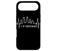 Custodia per iPhone Air Chicago Skyline Battito del Cuore Stati Uniti Amo Chicago