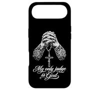 Custodia per iPhone Air Chicano tatuato Il mio unico giudice è Dio che prega le mani