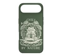 Custodia per iPhone Air Chill By Nature Cottagecore Frog Meditation Vintage Badge
