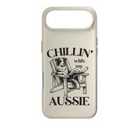 Custodia per iPhone Air Chillin 'with my Aussie Dog Summer Lounge Chair