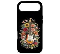 Custodia per iPhone Air Chitarra Love Floral Botanical Cottagecore Flowers Chitarrista