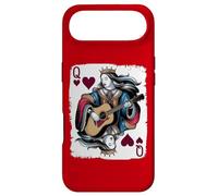 Custodia per iPhone Air Chitarrista Vintage Queen of Hearts