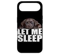 Custodia per iPhone Air Chocolate Lab Let Me Sleep, cucciolo di cane, Brown Lab, mamma e papà
