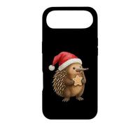 Custodia per iPhone Air Christmas Echidna Holiday Cookie Santa Hat Australian Animal