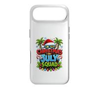 Custodia per iPhone Air Christmas July Squad Summer Santa Hat Sunglasses Palm Tree