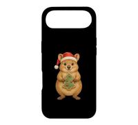 Custodia per iPhone Air Christmas Quokka Holiday Cookie Santa Hat Cute Animal