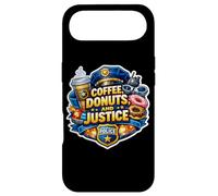 Custodia per iPhone Air Ciambelle al caffè e giustizia divertente poliziotto poliziotto