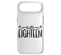 Custodia per iPhone Air Ciao diciotto anni, 18 anni per donne ragazze 18° compleanno