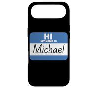 Custodia per iPhone Air Ciao, mi chiamo Michael. Etichetta con nome divertente