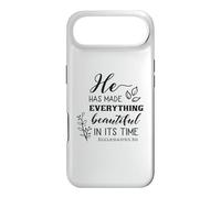 Custodia per iPhone Air Citazione della Bibbia "He Has Made Everything Beautiful In Its Time"